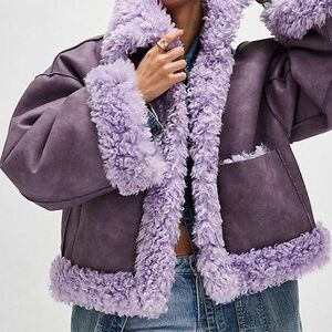Free people kiki sherpa jacket
